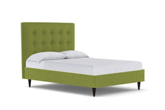 Palmer Drive Upholstered Platform Bed :: Leg Finish: Espresso / Size: Full