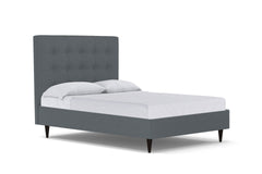 Palmer Drive Upholstered Platform Bed :: Leg Finish: Espresso / Size: California King