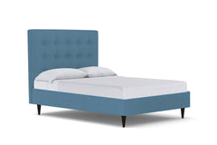 Palmer Drive Upholstered Platform Bed :: Leg Finish: Espresso / Size: California King