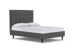 Palmer Drive Upholstered Platform Bed :: Leg Finish: Espresso / Size: Full