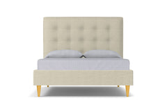 Palmer Drive Upholstered Platform Bed :: Leg Finish: Natural / Size: Full