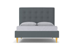 Palmer Drive Upholstered Platform Bed :: Leg Finish: Natural / Size: California King