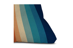 Retro 70s Color Palette Toss Pillow by Alisa Galitsyna