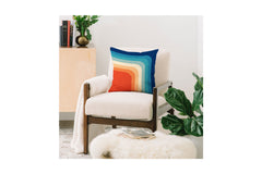 Retro 70s Color Palette Toss Pillow by Alisa Galitsyna