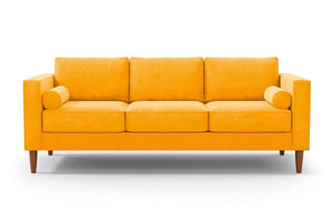 Samson Sofa :: Leg Finish: Pecan