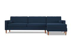 Samson 2pc Sectional Sofa :: Leg Finish: Pecan / Configuration: RAF - Chaise on the Right