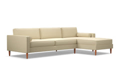 Samson 2pc Sectional Sofa :: Leg Finish: Pecan / Configuration: RAF - Chaise on the Right