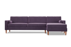 Samson 2pc Sectional Sofa :: Leg Finish: Pecan / Configuration: RAF - Chaise on the Right