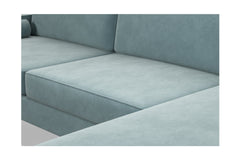 Samson 2pc Sectional Sofa :: Leg Finish: Natural / Configuration: RAF - Chaise on the Right