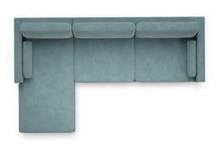 Samson 2pc Sectional Sofa :: Leg Finish: Natural / Configuration: LAF - Chaise on the Left