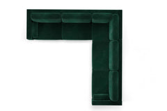 Samson 2pc L-Sectional w/ Loveseat :: Leg Finish: Natural