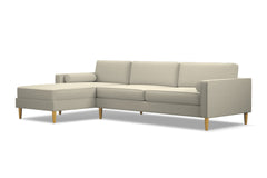 Samson 2pc Sectional Sofa :: Leg Finish: Natural / Configuration: LAF - Chaise on the Left