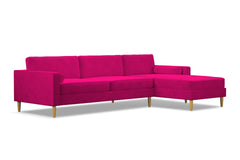 Samson 2pc Sectional Sofa :: Leg Finish: Natural / Configuration: RAF - Chaise on the Right