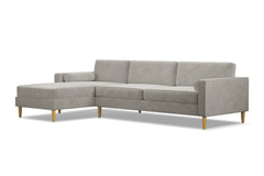 Samson 2pc Sectional Sofa :: Leg Finish: Natural / Configuration: LAF - Chaise on the Left