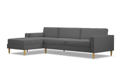 Samson 2pc Sectional Sofa :: Leg Finish: Natural / Configuration: LAF - Chaise on the Left