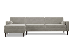 Samson 2pc Sectional Sofa :: Leg Finish: Espresso / Configuration: LAF - Chaise on the Left
