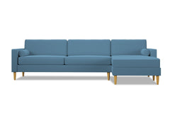 Samson 2pc Sectional Sofa :: Leg Finish: Natural / Configuration: RAF - Chaise on the Right