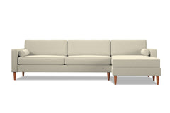 Samson 2pc Sectional Sofa :: Leg Finish: Pecan / Configuration: RAF - Chaise on the Right