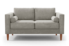 Samson Apartment Size Sofa :: Leg Finish: Pecan / Size: Apartment Size - 74&quot;w