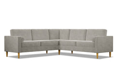 Samson 2pc L-Sectional w/ Loveseat :: Leg Finish: Natural