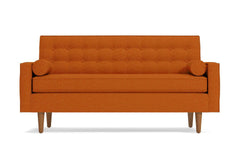 Saturn Apartment Size Sofa :: Leg Finish: Pecan / Size: Apartment Size - 68.5&quot;w