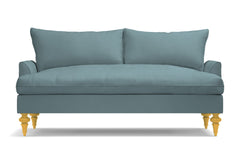 Saxon Apartment Size Sofa :: Leg Finish: Natural / Size: Apartment Size - 72&quot;w