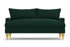 Saxon Apartment Size Sofa :: Leg Finish: Natural / Size: Apartment Size - 72&quot;w