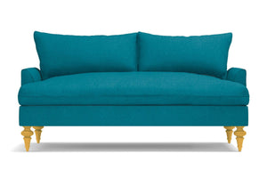 Saxon Apartment Size Sofa :: Leg Finish: Natural / Size: Apartment Size - 72