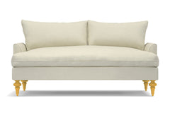 Saxon Loveseat :: Leg Finish: Natural / Size: Loveseat - 66&quot;w