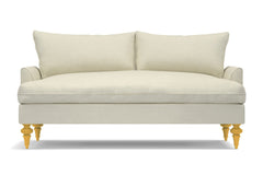 Saxon Loveseat :: Leg Finish: Natural / Size: Loveseat - 66&quot;w