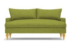 Saxon Apartment Size Sofa :: Leg Finish: Natural / Size: Apartment Size - 72&quot;w