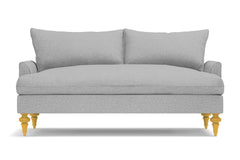 Saxon Apartment Size Sofa :: Leg Finish: Natural / Size: Apartment Size - 72&quot;w