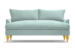 Saxon Apartment Size Sofa :: Leg Finish: Natural / Size: Apartment Size - 72&quot;w