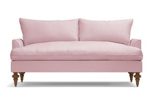 Saxon Apartment Size Sofa :: Leg Finish: Pecan / Size: Apartment Size  - 72"w