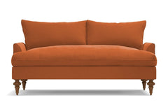 Saxon Apartment Size Sofa :: Leg Finish: Pecan / Size: Apartment Size  - 72&quot;w