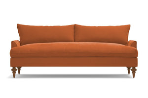 Saxon Sofa :: Leg Finish: Pecan