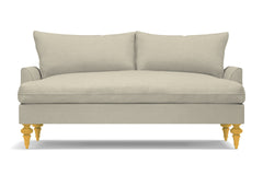 Saxon Apartment Size Sofa :: Leg Finish: Natural / Size: Apartment Size - 72&quot;w