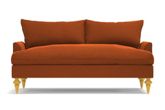 Saxon Apartment Size Sofa :: Leg Finish: Natural / Size: Apartment Size - 72&quot;w