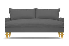 Saxon Apartment Size Sofa :: Leg Finish: Natural / Size: Apartment Size - 72&quot;w