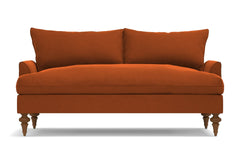 Saxon Apartment Size Sofa :: Leg Finish: Pecan / Size: Apartment Size  - 72&quot;w