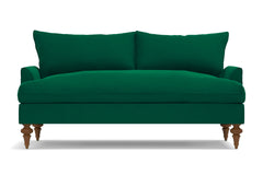 Saxon Apartment Size Sofa :: Leg Finish: Pecan / Size: Apartment Size  - 72&quot;w