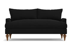 Saxon Apartment Size Sofa :: Leg Finish: Pecan / Size: Apartment Size  - 72&quot;w