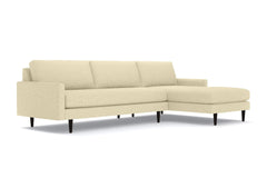 Scott 2pc Sectional Sofa :: Leg Finish: Espresso / Configuration: RAF - Chaise on the Right