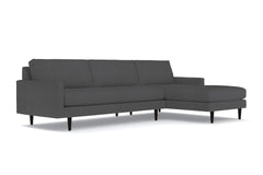 Scott 2pc Sectional Sofa :: Leg Finish: Espresso / Configuration: RAF - Chaise on the Right