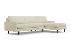 Scott 2pc Sectional Sofa :: Leg Finish: Espresso / Configuration: RAF - Chaise on the Right