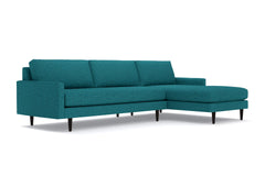 Scott 2pc Sectional Sofa :: Leg Finish: Espresso / Configuration: RAF - Chaise on the Right