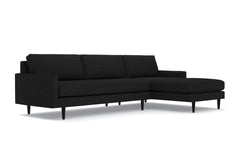 Scott 2pc Sectional Sofa :: Leg Finish: Espresso / Configuration: RAF - Chaise on the Right