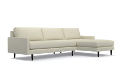 Scott 2pc Sectional Sofa :: Leg Finish: Espresso / Configuration: RAF - Chaise on the Right