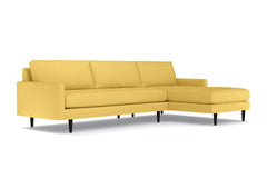 Scott 2pc Sectional Sofa :: Leg Finish: Espresso / Configuration: RAF - Chaise on the Right