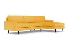 Scott 2pc Sectional Sofa :: Leg Finish: Espresso / Configuration: RAF - Chaise on the Right